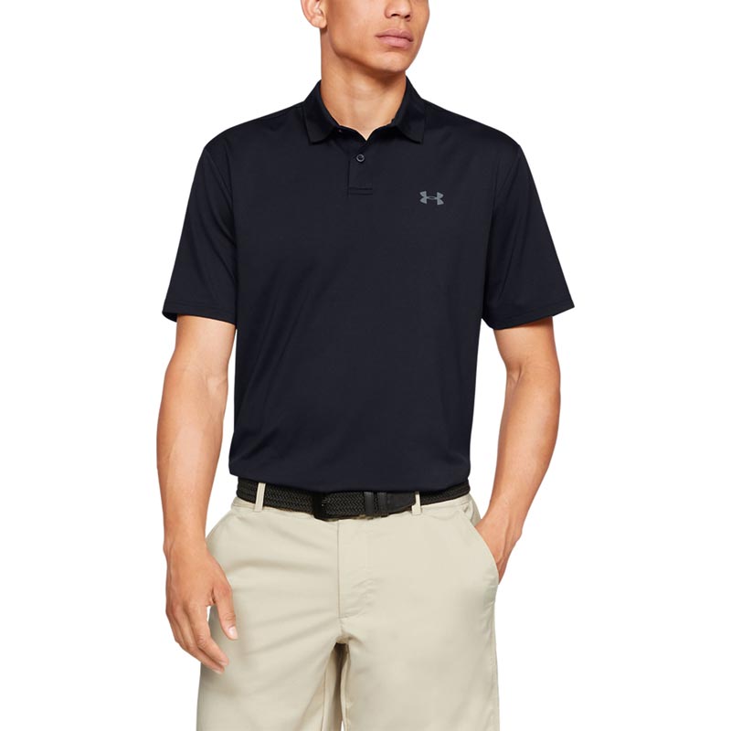 Performance polo textured - Academy/Pitch Grey S